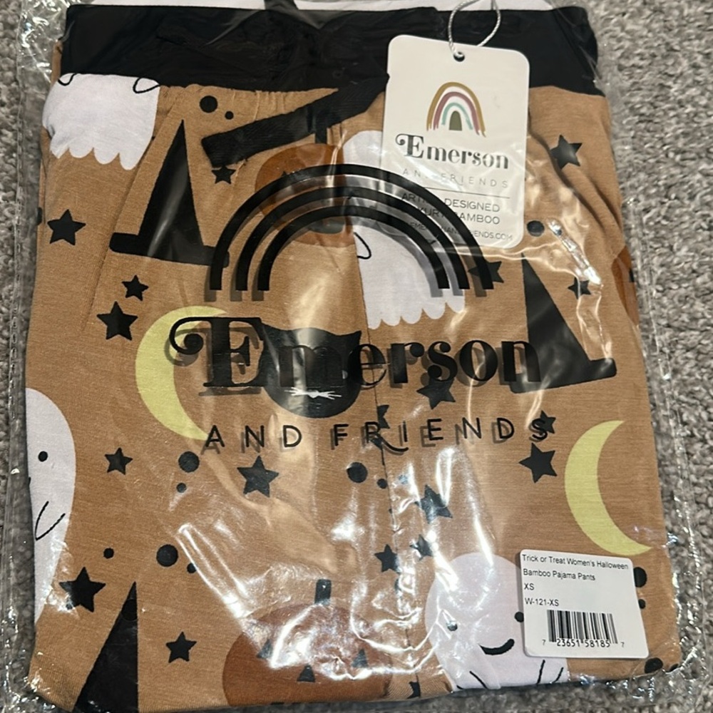 Halloween‎ bamboo Emerson and Friends women’s pajama pants size XS